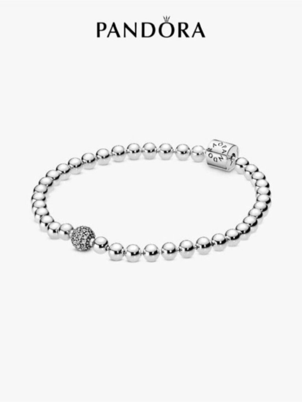 Pandora Beads & Pavé Bracelet